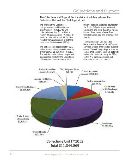 Annual Report 2012 - Alaska Department of Law