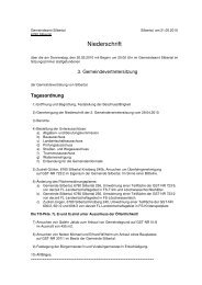 3. Gemeindevertreter-Sitzung (32 KB) - .PDF - Silbertal