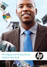 HP Imaging and Printing Group Solutions Idea Book