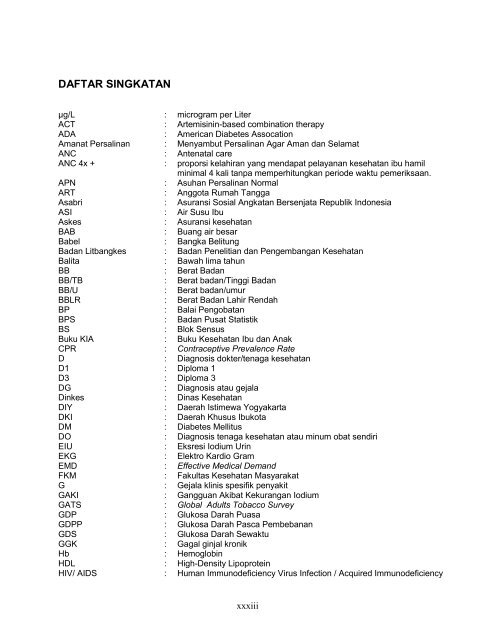 Hasil Riskesdas 2013