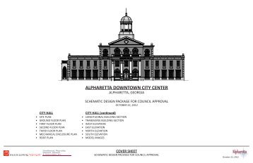 City Hall Schematic Design - City of Alpharetta