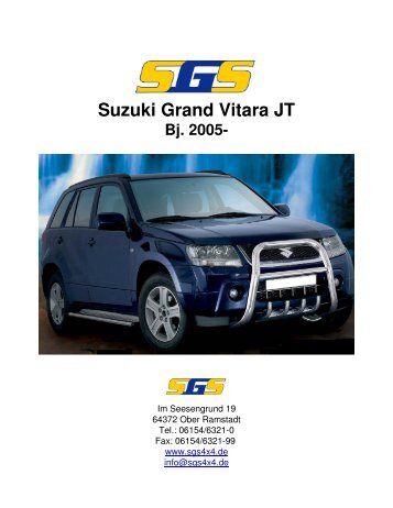 Suzuki Grand Vitara JT - SGS