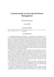 Current trends in Linux Kernel Power Management