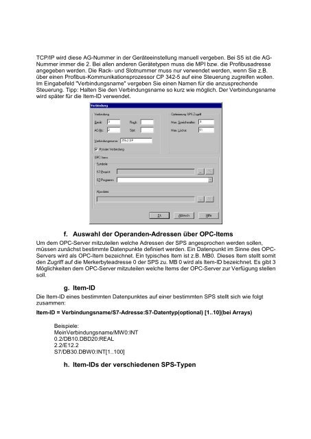 DELTALOGIC S7/S5-OPC-Server - Erste Schritte - INEE