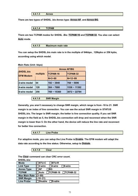 EFM User Manual - CTC Union Technologies Co.,Ltd.