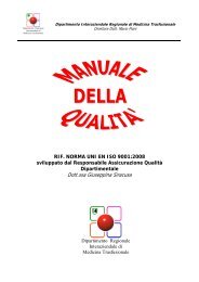 MANUALE DELLA QUALITÀ - dirmt