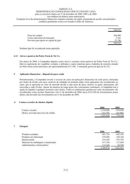 formulÃ¡rio 20-F - Gerdau