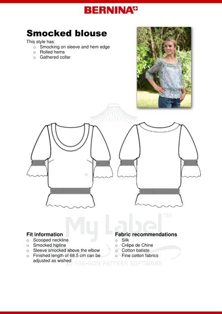 Label-blouse