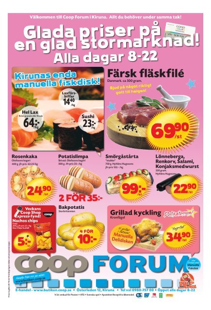 Kiruna Annonsblad vecka 42, torsdag 20 oktober 2011 sidan 1