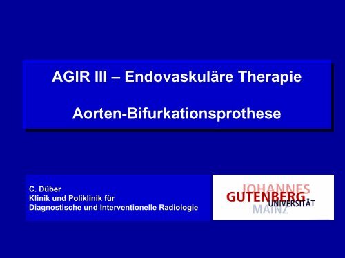 Aorten-Bifurkationsprothese