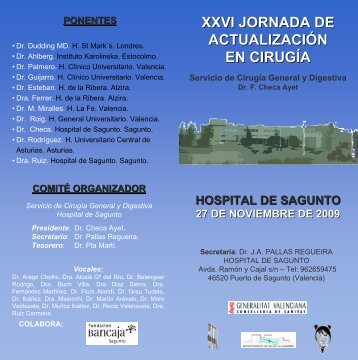 XXVI JORNADA DE ACTUALIZACIÃN EN CIRUGÃA