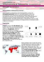 Dragerschapstesten Sikkelcelziekte en Thalassemie - Erfocentrum