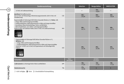 Opel Meriva - Opel-Infos.de