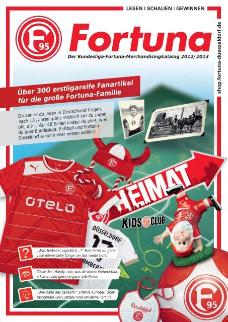 Online Katalog - Düsseldorf Fortuna von Offizieller Fanshop