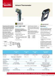 Infrarot Thermometer - datatec Gmbh