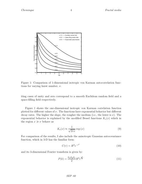 Modeling 3-D anisotropic fractal mediaa