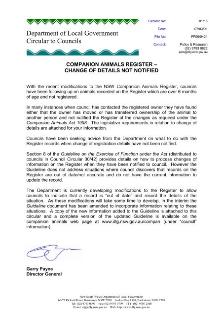 companion animals register
