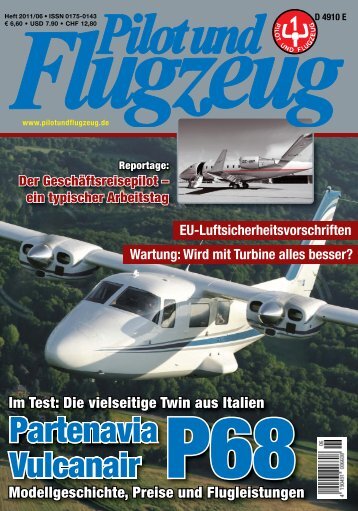 Partenavia Vulcanair - Pilot und Flugzeug