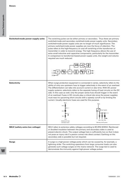 Switch-Mode and Uninterruptible Power Supplies, Electronic Fuses ...