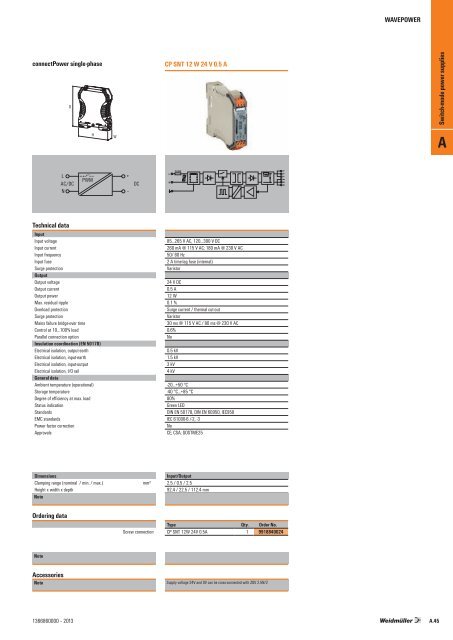 Switch-Mode and Uninterruptible Power Supplies, Electronic Fuses ...