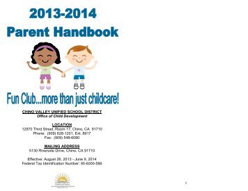 2013-2014 Parent Handbook.pdf - Chino Valley Unified School ...