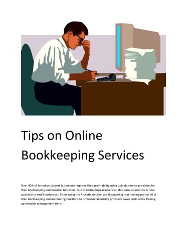 Tips on Online Bookkeeping Services