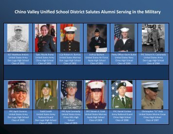 Military Salute - Chino Valley Unified School District