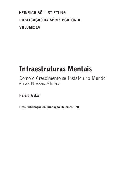 Infraestruturas m entais - Fundação Heinrich Böll