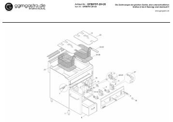 Artikel-Nr.: GFB879T-20+20 - GGM Gastro International