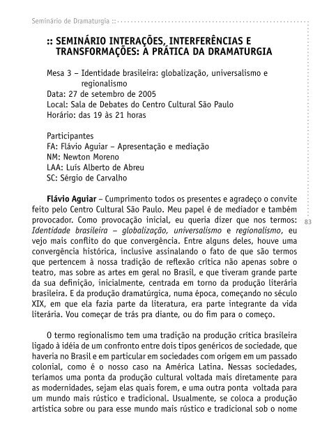 clique aqui para download - Centro Cultural SÃ£o Paulo