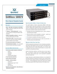 SANbox 5802V Fibre Channel Stackable Switch - Open Storage ...
