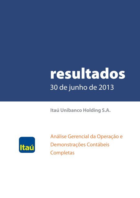 IRR300613.pdf - Relações com Investidores - Banco Itaú