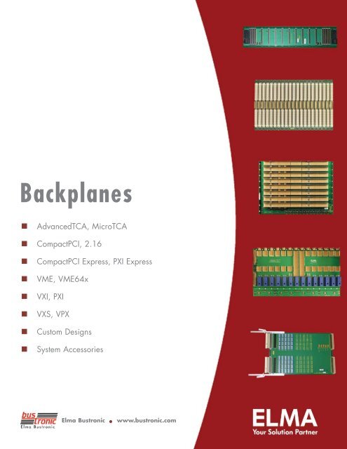 Compactpci Backplane Compactpci Backplanes - Elma