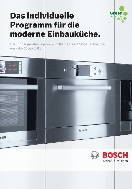 Das individuelle Programm für die moderne  - Bosch-home.com