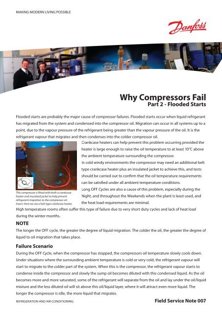 Why Compressors Fail Why Compressors Fail - Danfoss