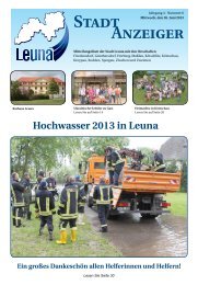 Leunaer Stadtanzeiger - Stadt Leuna