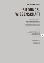 biLdungS- wiSSenSchaft