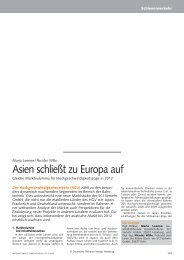 Asien schlieÃt zu Europa auf - SCI Verkehr GmbH