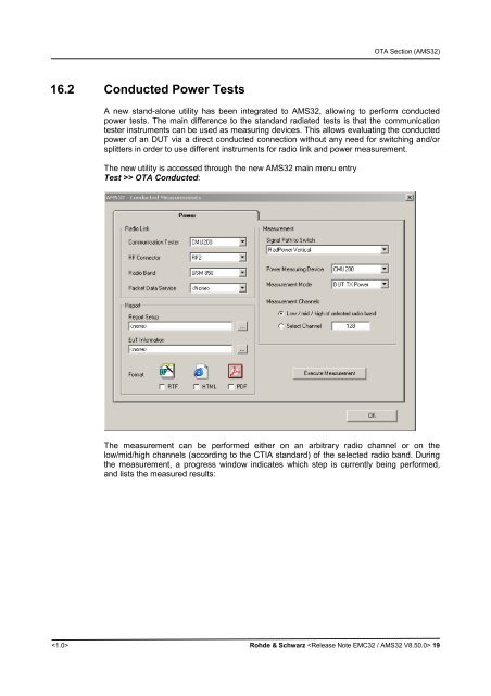 EMC32 / AMS32 V8.52 Release Note - Rohde & Schwarz