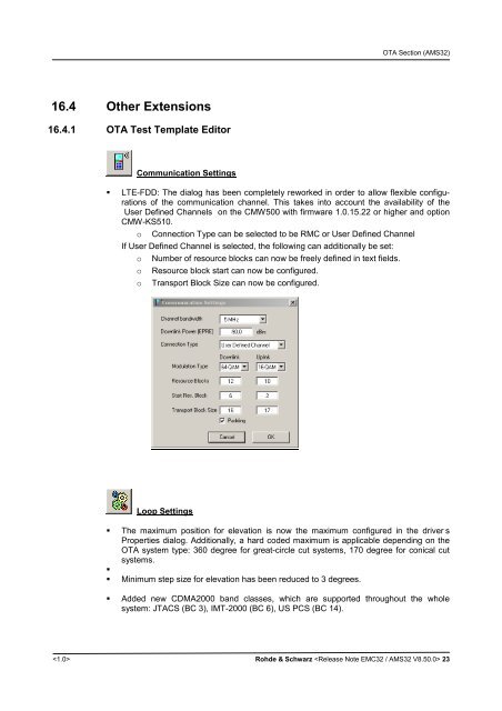 EMC32 / AMS32 V8.52 Release Note - Rohde & Schwarz