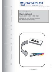 Mutoh Valuejet printers From - Dataplot Gmbh