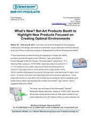 Bel-Art Products Booth to Highlight New Products Focused ... - Pittcon