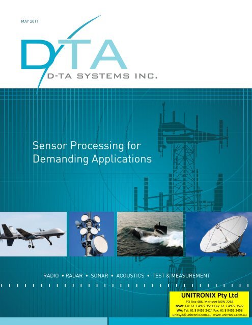 Alternatively, Click Here to view DTA-Systems' Catalogue - Unitronix