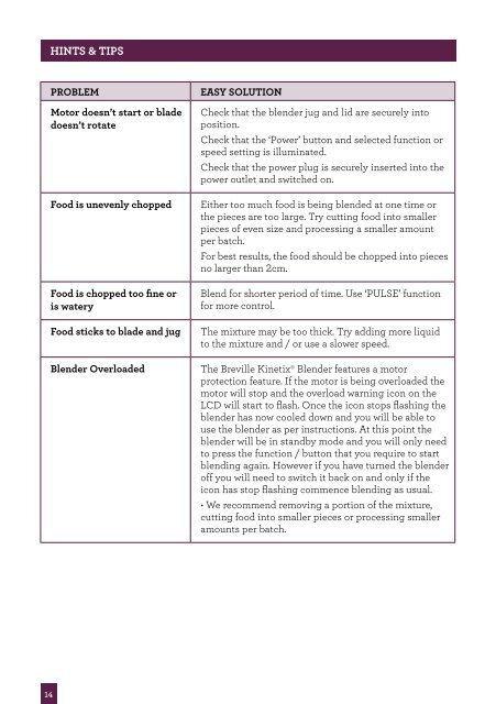 BBL605CB Operating Instructions - Appliances Online