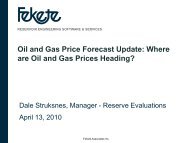 Price Forecast Presentation - Fekete Associates Inc.