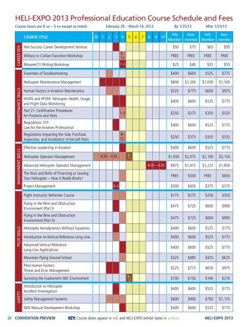 Convention Preview (pdf) - Helicopter Association International