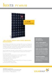 10 JAHRE - Solarkauf