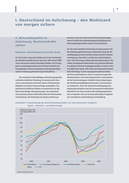 Jahreswirtschaftsbericht 2011 (PDF) - BMWi