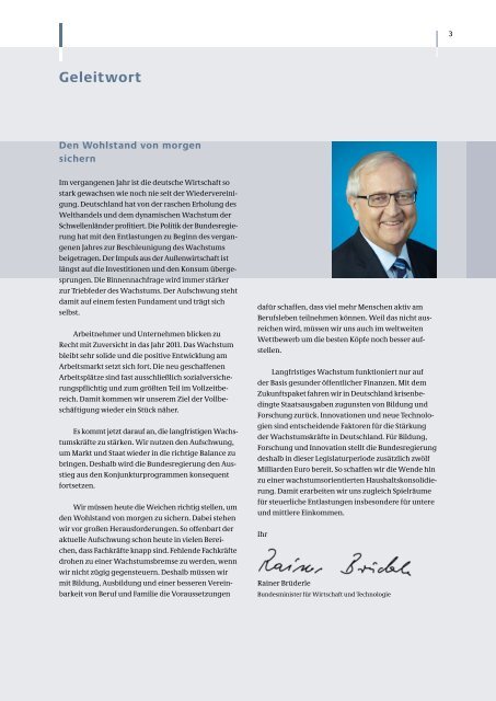 Jahreswirtschaftsbericht 2011 (PDF) - BMWi