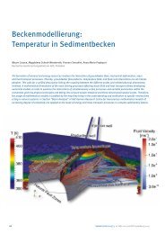 Beckenmodellierung: Temperatur in Sedimentbecken - GFZpublic